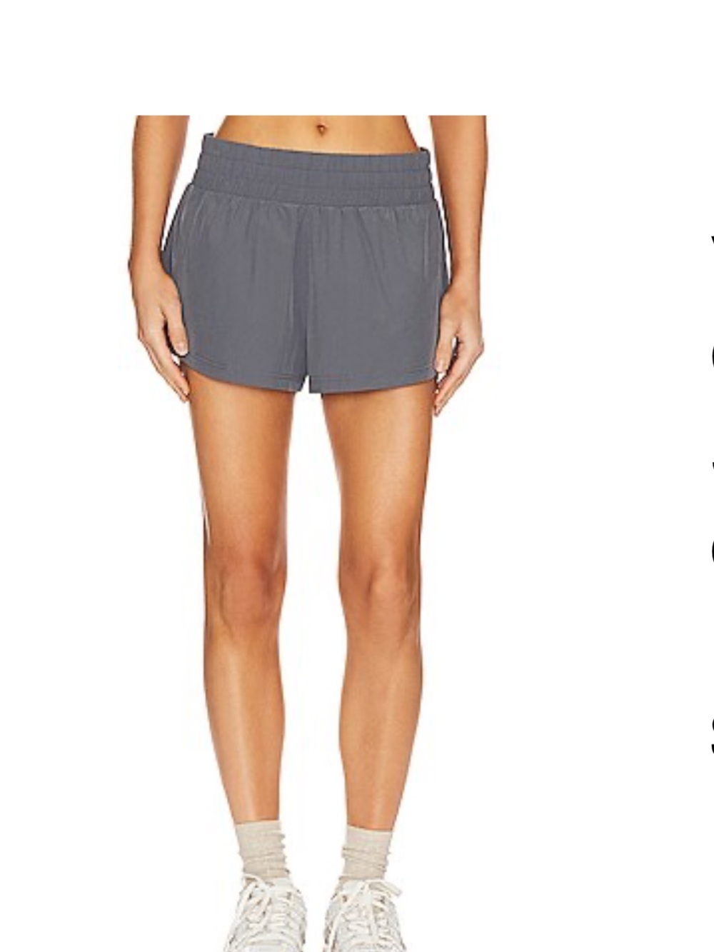 Varley Kallin Running Short in Blue Turbulence Color: Blue Turbulence